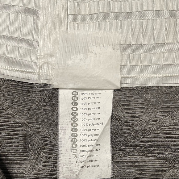 Grey On Grey Floral Curtains 2 Panels - Picture 9 of 9